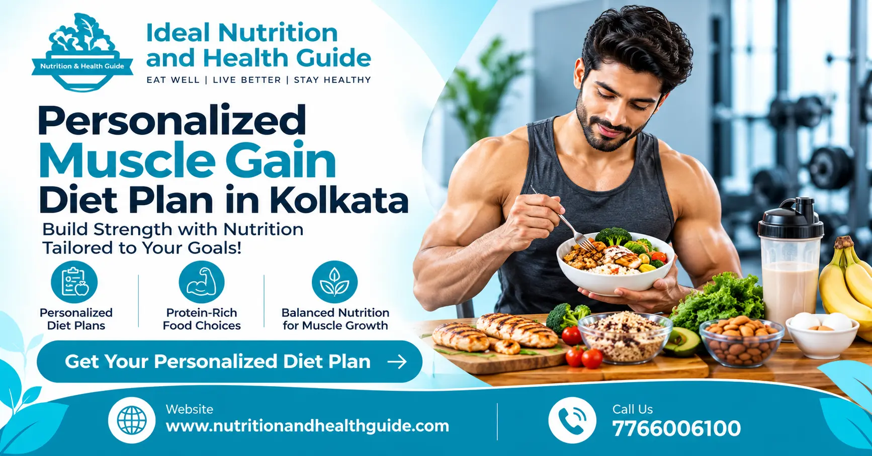 Personalized Muscle Gain Diet Plan – Expert Online Nutrition Program